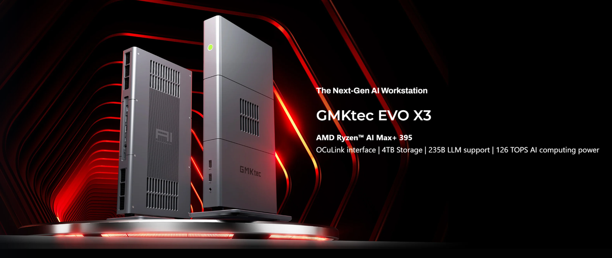 GMKtec EVO-X3 AMD Ryzen™ AI Max+ 395 AI Mini PC