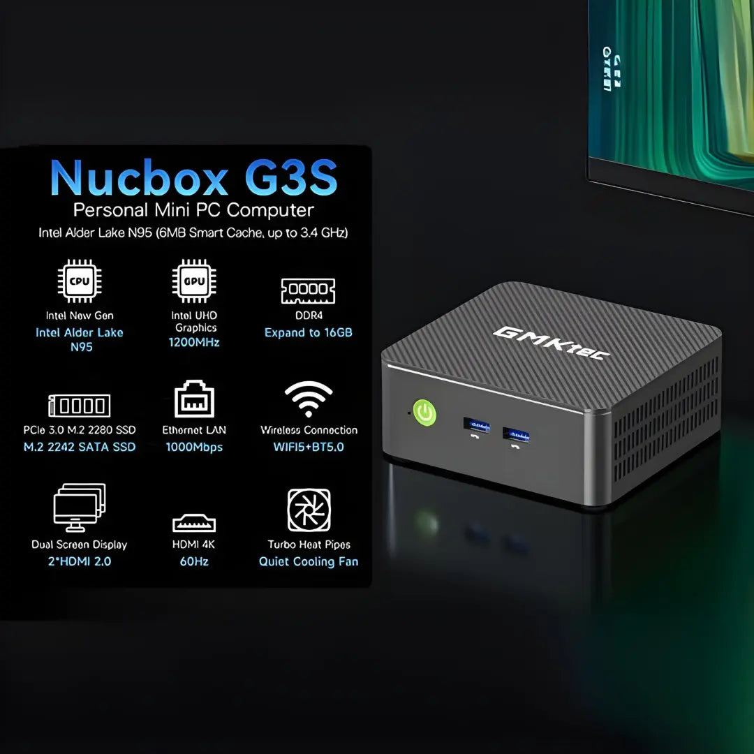 GMKtec NucBox G3S Mini PC Intel® Alder Lake N95