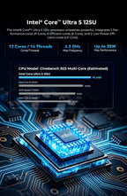 GMKtec K15 Intel® Core™ Ultra 5 125U Mini PC