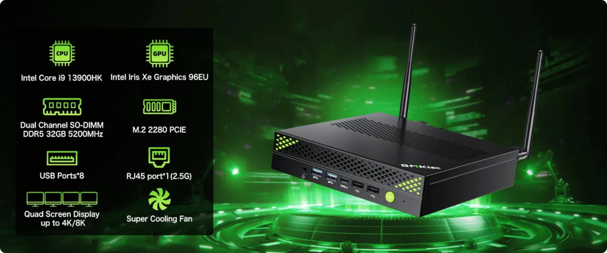 GMKtec K11 AMD Ryzen™ 9 8945HS Mini PC