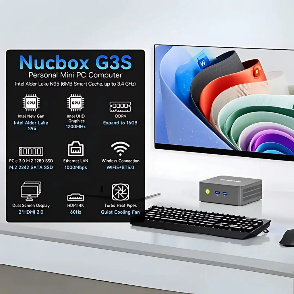 GMKtec NucBox G3S Mini PC Intel® Alder Lake N95