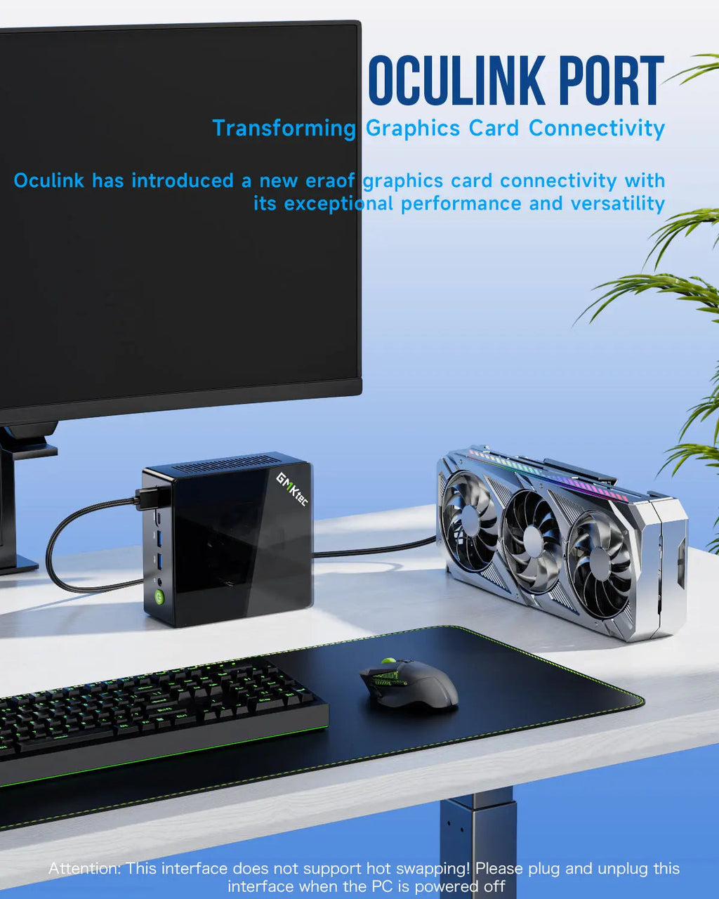 GMKtec K8 Plus AMD Ryzen™ 7 8845HS Gaming Mini PC