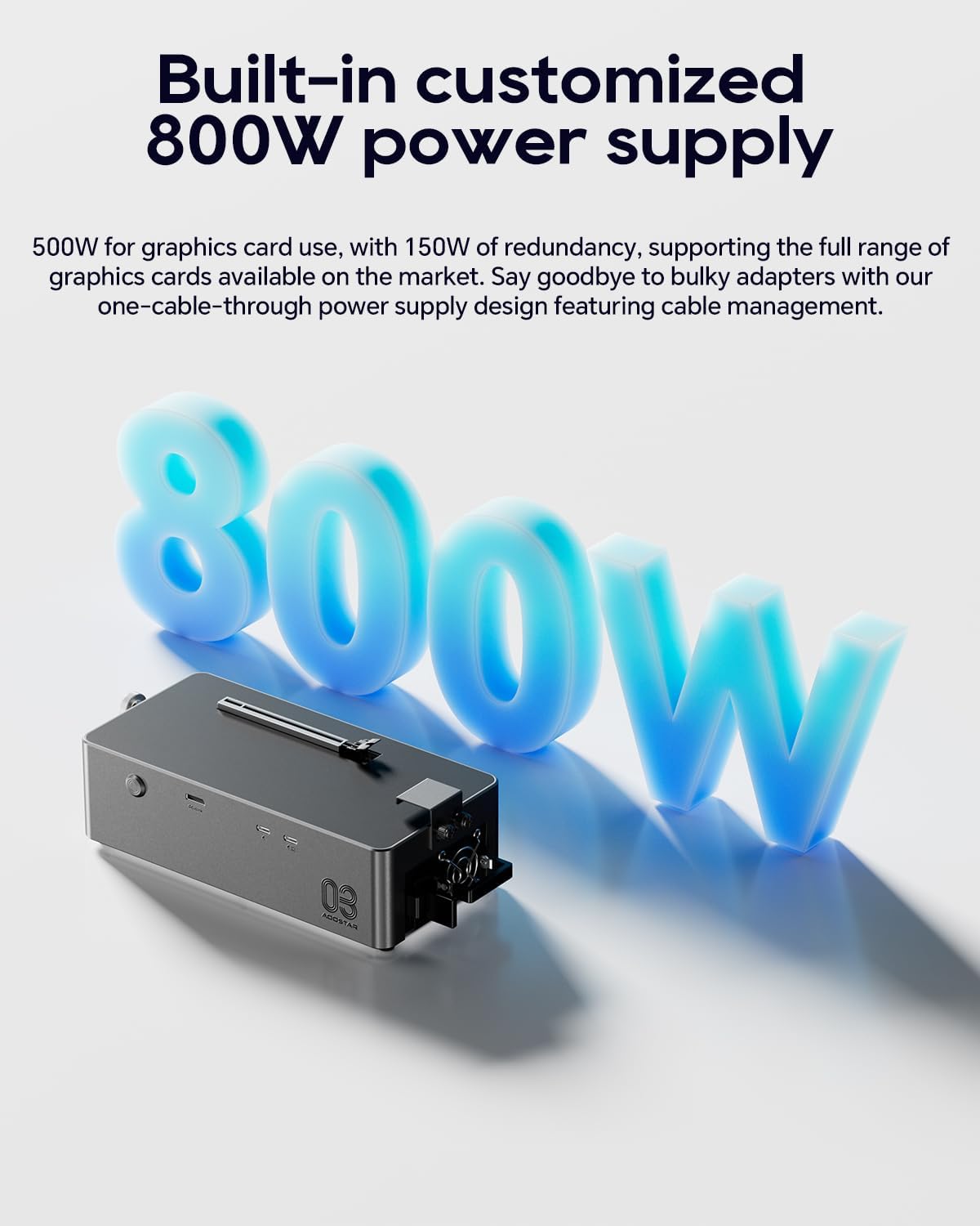 Aoostar AG03 eGPU Dock 550W