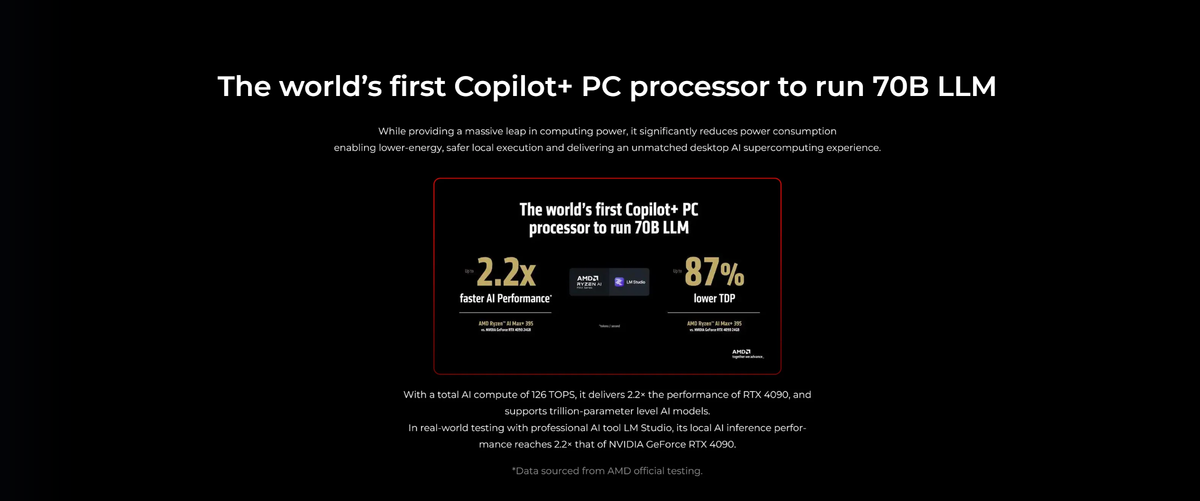 GMKtec EVO-X3 AMD Ryzen™ AI Max+ 395 AI Mini PC
