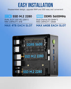 GMKtec K8 Plus AMD Ryzen™ 7 8845HS Gaming Mini PC