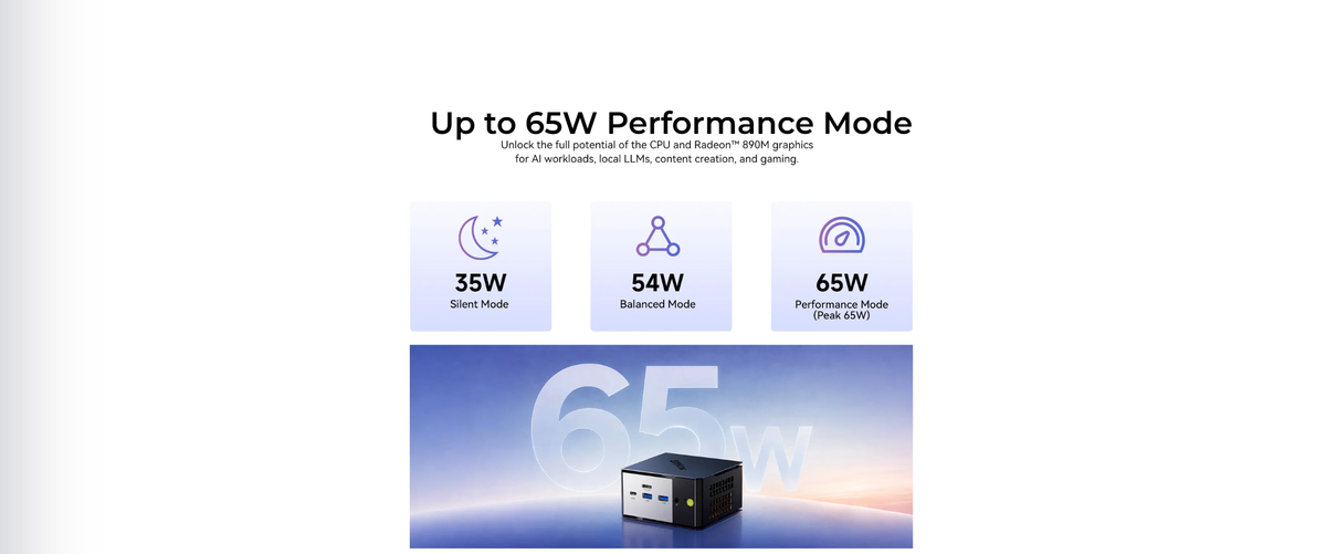 GMKtec EVO-X1 Pro AMD Ryzen™ AI 9 HX 470 AI Mini PC