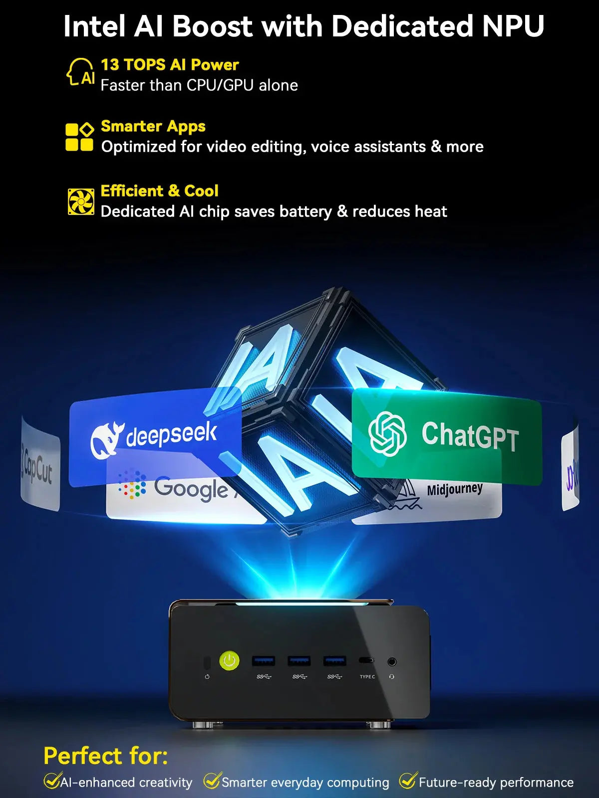GMKtec EVO-T1 Intel® Core™ Ultra 9 285H AI Mini PC