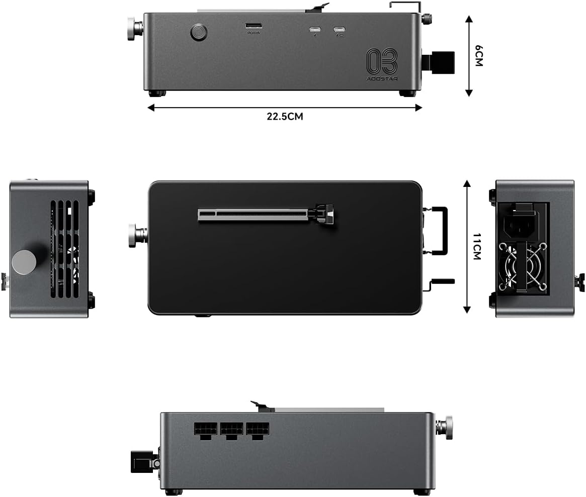 Aoostar AG03 eGPU Dock 550W