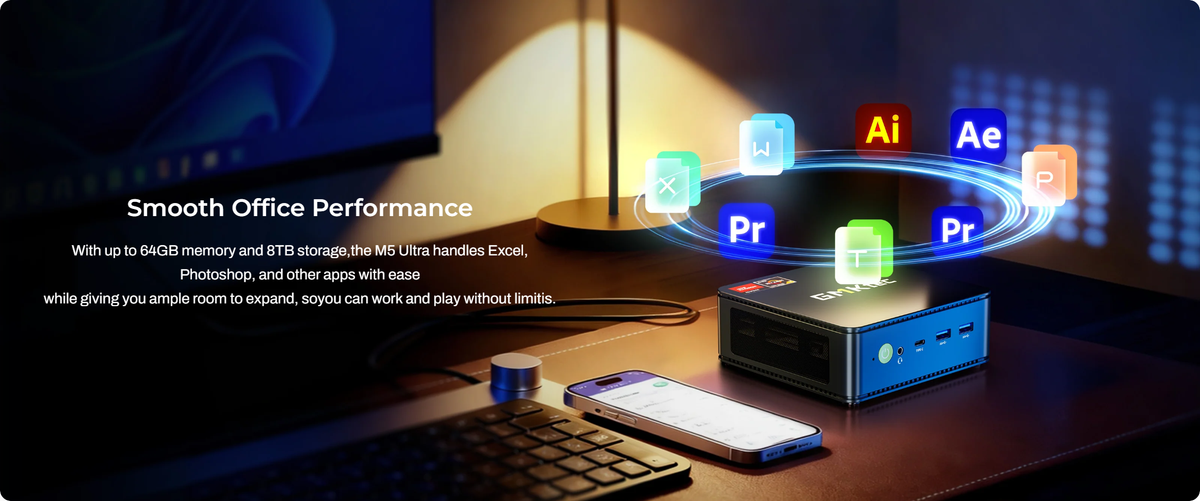 GMKtec M5 Ultra AMD Ryzen™ 7 7730U Mini PC