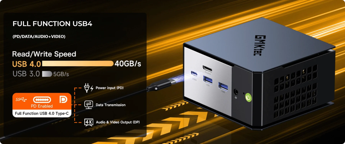 GMKtec EVO-X1 AMD Ryzen™ AI 9 HX 370 AI Mini PC
