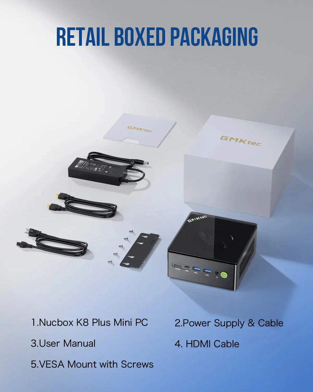 GMKtec K8 Plus AMD Ryzen™ 7 8845HS Gaming Mini PC