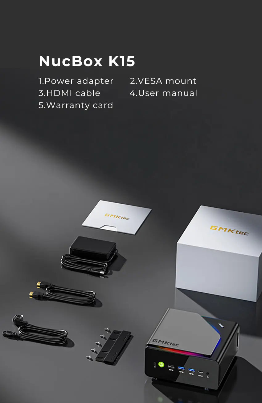 GMKtec K15 Intel® Core™ Ultra 5 125U Mini PC