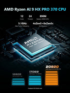 MINISFORUM N5 Pro Ryzen AI 9 HX PRO 370