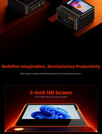 Aoostar G-FLIP Ryzen™ 7 8745HS Mini PC DDR5 PCIe 4.0