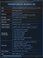MINISFORUM BD895i SE R9-8945HX Motherboard
