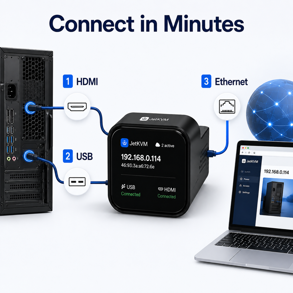 JetKVM — Open-Source KVM over IP for PCs and Servers