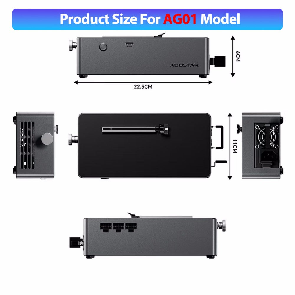 Aoostar AG01 OCuLink eGPU Dock